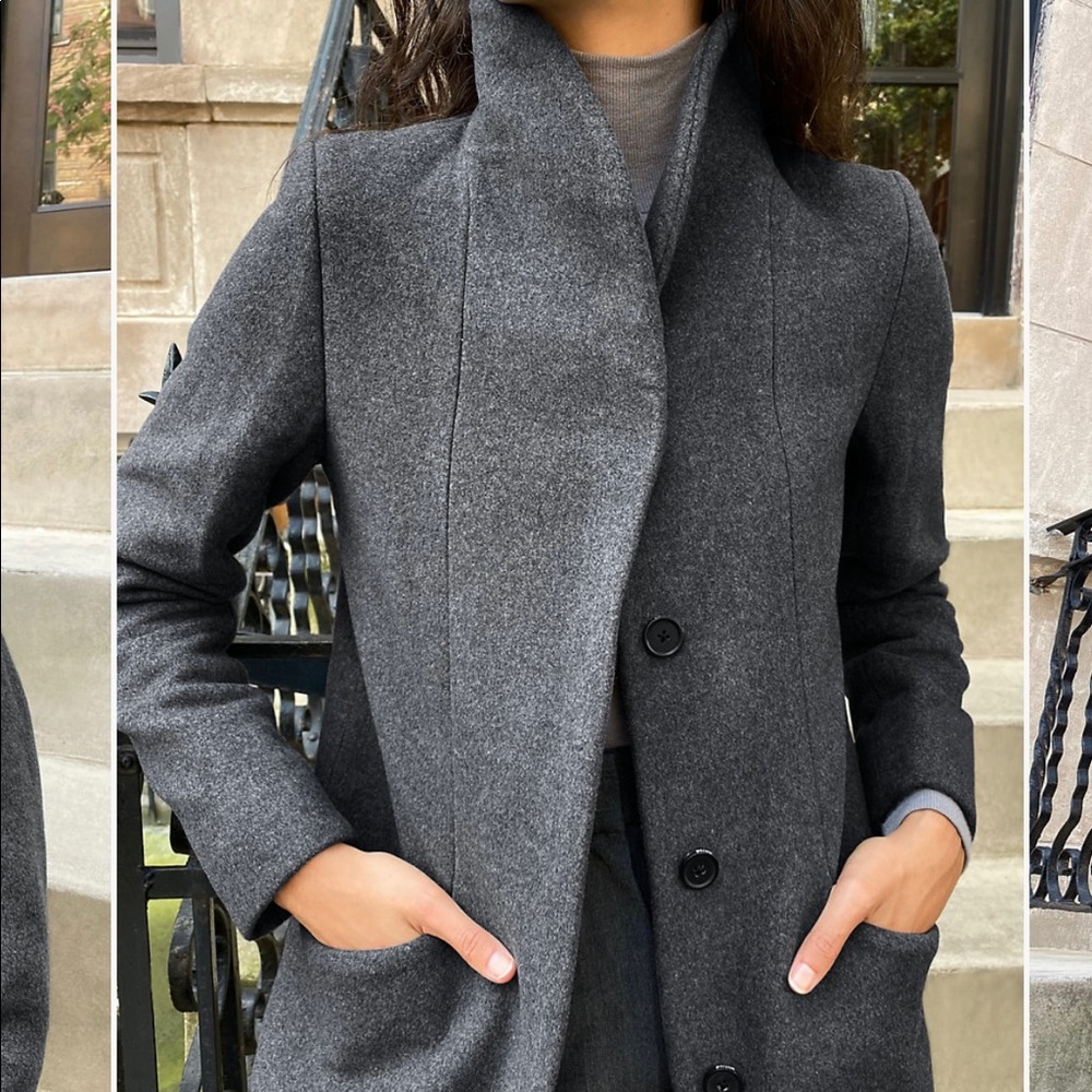 Aritzia ❤️Wilfred❤️ The Cocoon Coat Long❤️ size S in charcoal